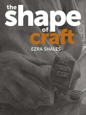 cover image of The Shape of Craft